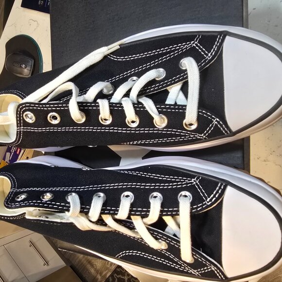 Converse Run Star Hike Low top men's Sneakers 168816C black Canvas SIZE 10 NEW - Picture 4 of 14